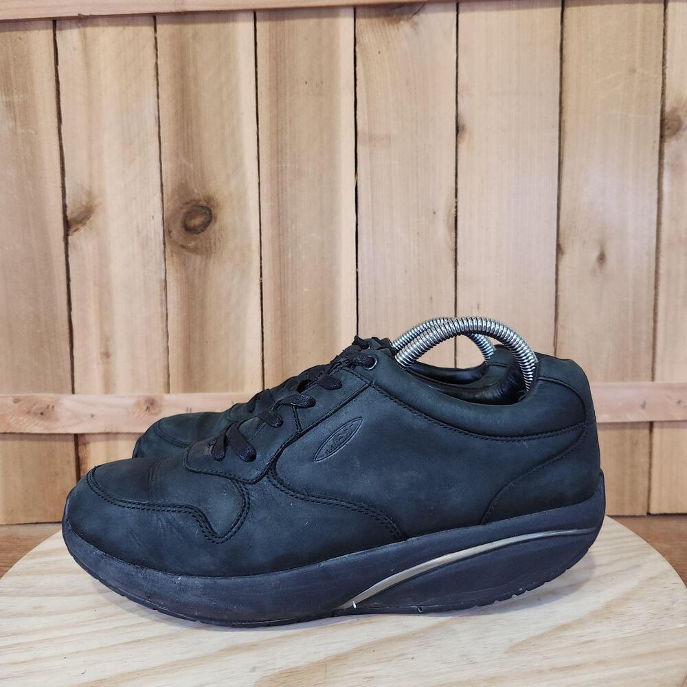 MBT 1997 Classic Shoes Mens 7.5 Black Nubuck Walking Comfort Lace Sneakers